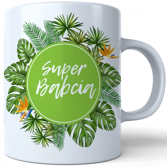 KUBEK DLA SUPER BABCIA DZIEŃ BABCI PREZENT