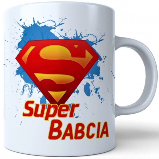KUBEK DLA SUPER BABCIA DZIEŃ BABCI PREZENT