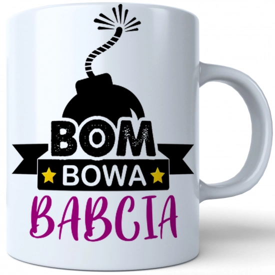 KUBEK DLA SUPER BABCIA DZIEŃ BABCI PREZENT