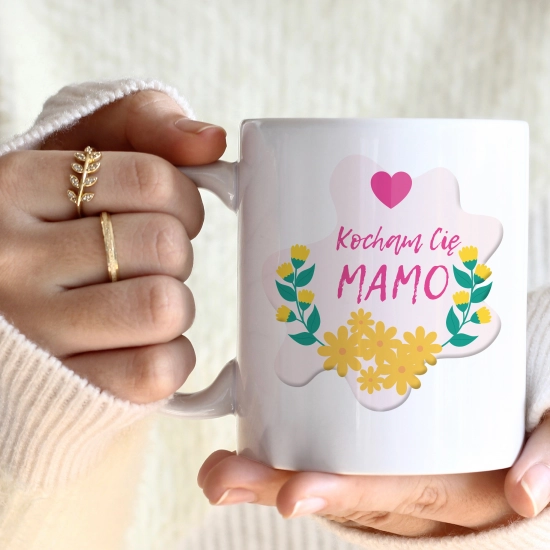 KUBEK 330ml DLA MAMY Z NADRUKIEM NA PREZENT DZIEŃ MATKI MAMA MAMUSIA