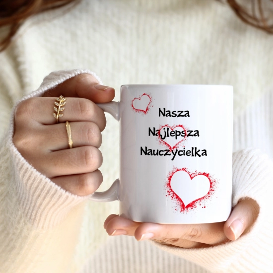 KOMPLET PODUSZKA KUBEK DZIEŃ NAUCZYCIEL WYCHOWAWCA