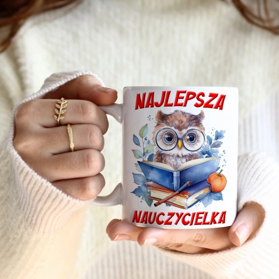 KOMPLET PODUSZKA KUBEK DZIEŃ NAUCZYCIEL WYCHOWAWCA