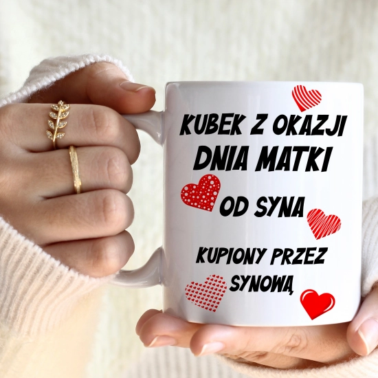 KOMPLET DLA MAMY RĘCZNIK Z HAFTEM + KUBEK + MIÓD PREZENT DZIEŃ MATKI MAMA