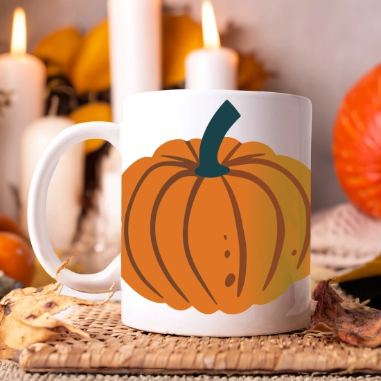 JESIENNY KUBEK 330ml NA HERBATĘ KAWĘ NA PREZENT JESIEŃ DYNIA