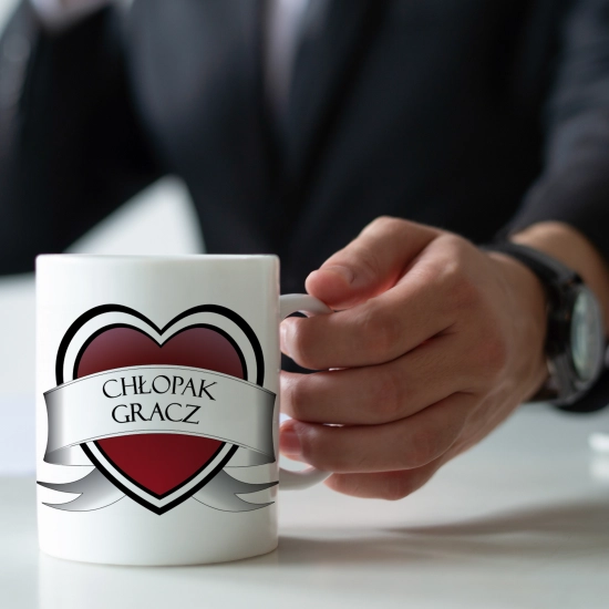 KOMPLET PODUSZKA KUBEK NA DZIEŃ CHŁOPAKA FACETA