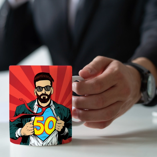 KOMPLET PODUSZKA KUBEK NA 50 URODZINY PREZENT