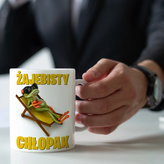 KUBEK DLA FACETA NADRUKIEM PREZENT DZIEŃ CHŁOPAKA