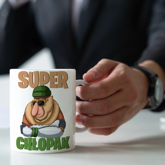 KOMPLET PODUSZKA KUBEK NA DZIEŃ CHŁOPAKA FACETA