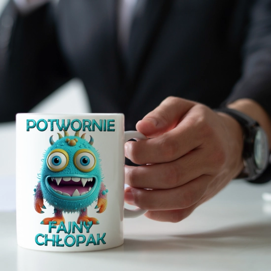 KOMPLET PODUSZKA KUBEK NA DZIEŃ CHŁOPAKA FACETA