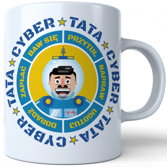 PREZENT DLA TATY RĘCZNIK + KUBEK DZIEŃ OJCA TATA