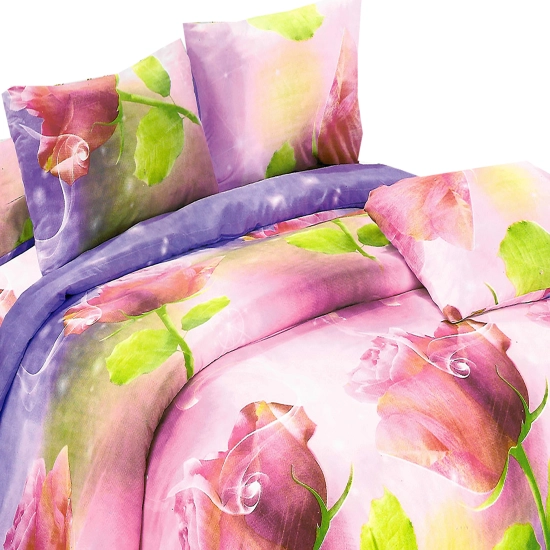 POŚCIEL 3D SATYNA BAWEŁNIANA 3cz.