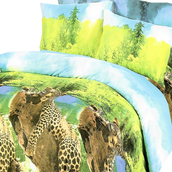 POŚCIEL 3D SATYNA BAWEŁNIANA 3cz.