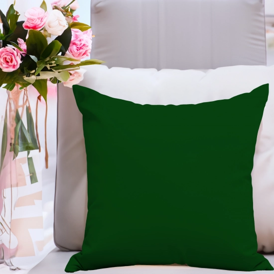 POSZEWKA DEKORACYJNA 40x40 JASIEK SATYNA BAWEŁNIANA NA PODUSZKĘ MALACHIT