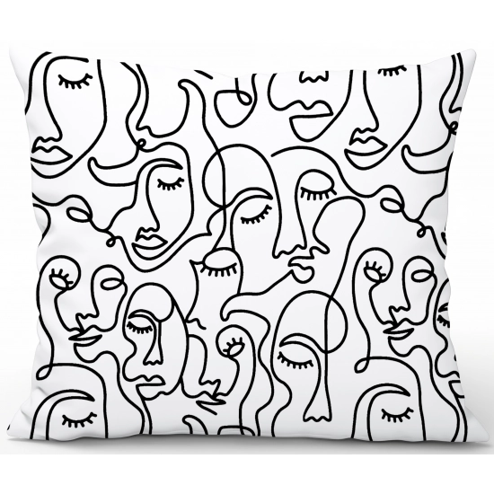 POSZEWKA DEKORACYJNA 50x60 OZDOBNA 100% BAWEŁNA NA PODUSZKĘ POŚCIELOWA