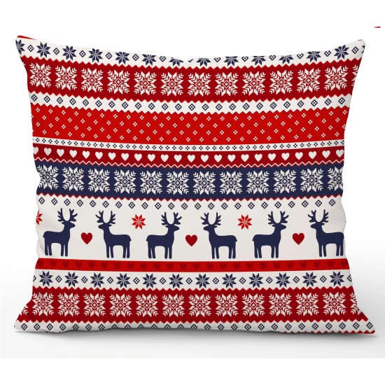 LUKSUSOWA ŚWIĄTECZNA POSZEWKA DEKORACYJNA 70x80 100% BAWEŁNA PREMIUM