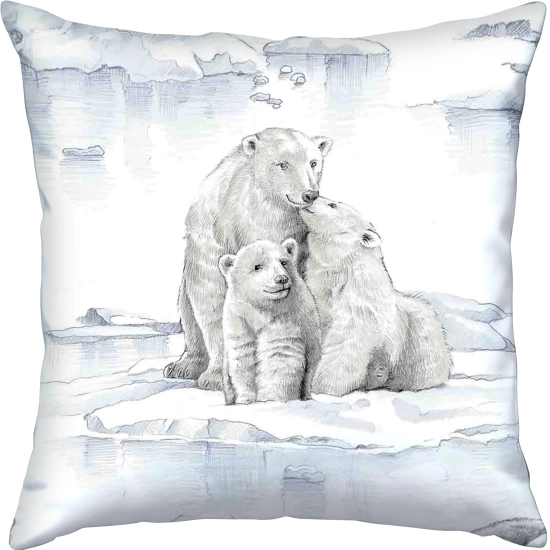 LUKSUSOWA ŚWIĄTECZNA POSZEWKA DEKORACYJNA 45x45 JASIEK 100% BAWEŁNA PREMIUM