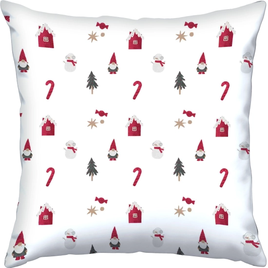 LUKSUSOWA ŚWIĄTECZNA POSZEWKA DEKORACYJNA 45x45 JASIEK 100% BAWEŁNA PREMIUM