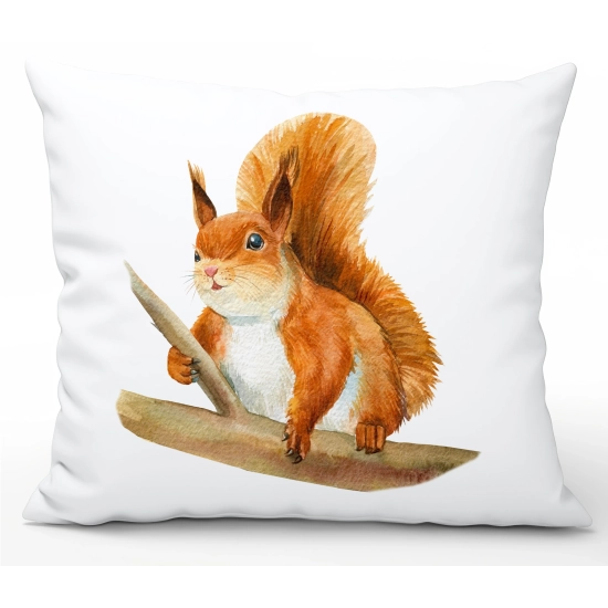 POSZEWKA DEKORACYJNA 40x60 JASIEK OZDOBNA JESIENNA WIEWIÓRKA