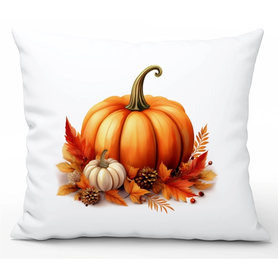 POSZEWKA DEKORACYJNA 50x70 JASIEK OZDOBNA JESIENNA DYNIA JESIENNE LIŚCIE