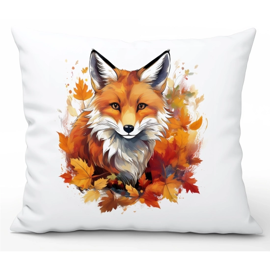 POSZEWKA DEKORACYJNA 50x60 JASIEK OZDOBNA JESIENNA LIS