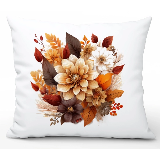 POSZEWKA DEKORACYJNA 40x60 JASIEK OZDOBNA JESIENNA KWIATY