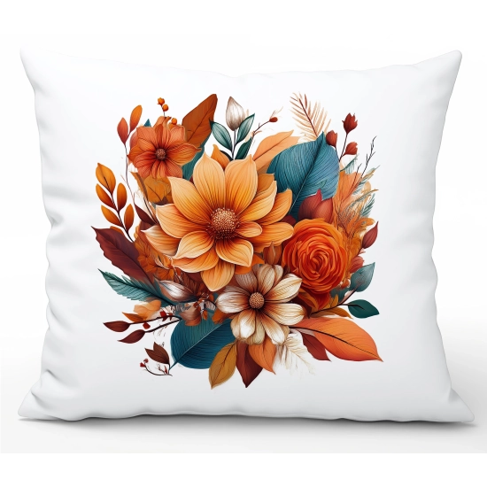 POSZEWKA DEKORACYJNA 40x60 JASIEK OZDOBNA JESIENNA KWIATY