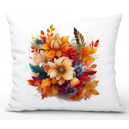 POSZEWKA DEKORACYJNA 40x60 JASIEK OZDOBNA JESIENNA KWIATY