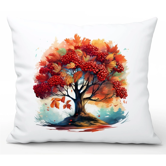 POSZEWKA DEKORACYJNA 40x60 JASIEK OZDOBNA JESIENNA JARZĘBINA