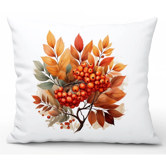 POSZEWKA DEKORACYJNA 40x60 JASIEK OZDOBNA JESIENNA JARZĘBINA
