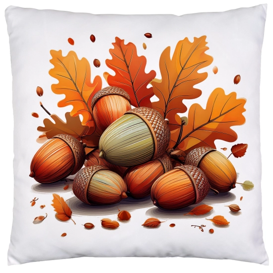 POSZEWKA DEKORACYJNA 40x40 JASIEK OZDOBNA JESIENNA LIŚCIE