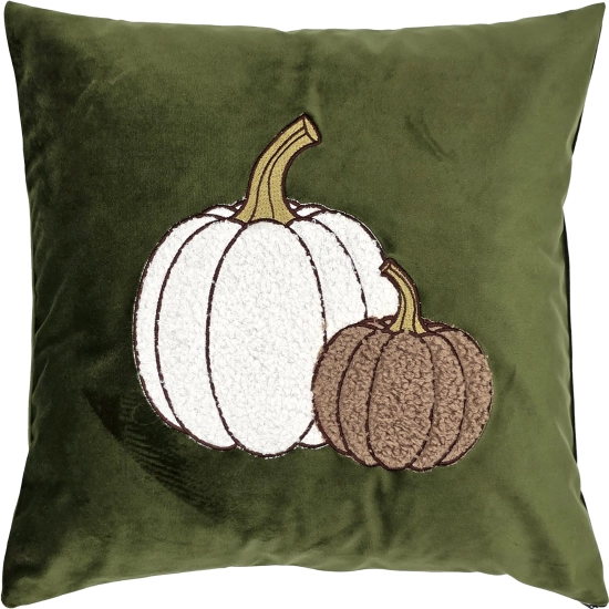 ęcznie wykonana poszewka premium z weluru, haftem dyni bouclé