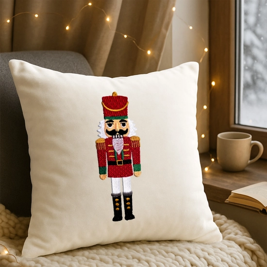 poszewka premium świąteczna z haftem 40x40 cm