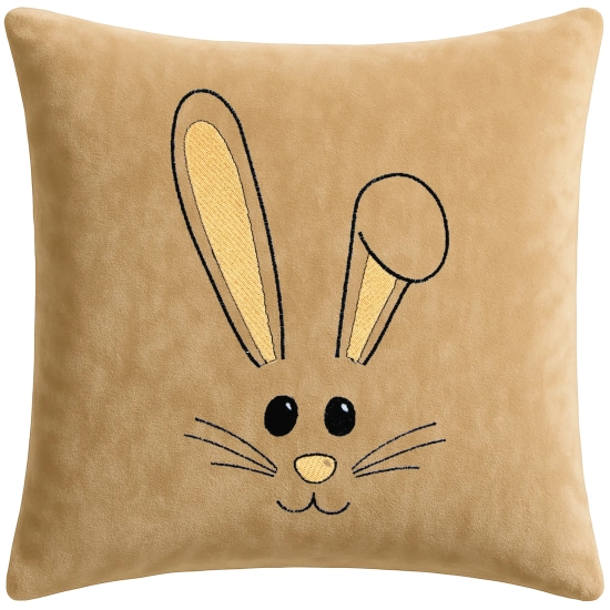 POSZEWKA DEKORACYJNA PREMIUM WELUROWA 40x40 Z HAFTEM WIELKANOCNA VELVET