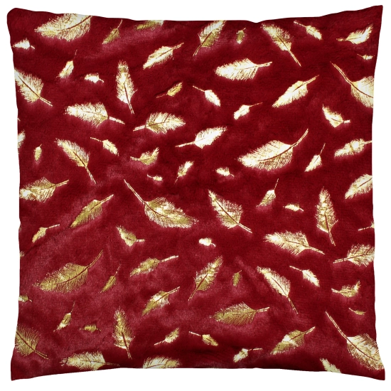 POSZEWKA DEKORACYJNA 40x40cm JASIEK PIÓRKA OZDOBNA WŁOCHACZ