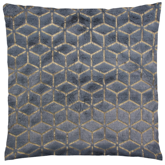 POSZEWKA DEKORACYJNA 40x40cm JASIEK GEOMETRYCZNY OZDOBNA WŁOCHACZ