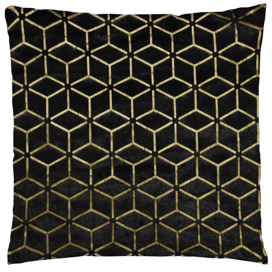 POSZEWKA DEKORACYJNA 40x40cm JASIEK GEOMETRYCZNY OZDOBNA WŁOCHACZ