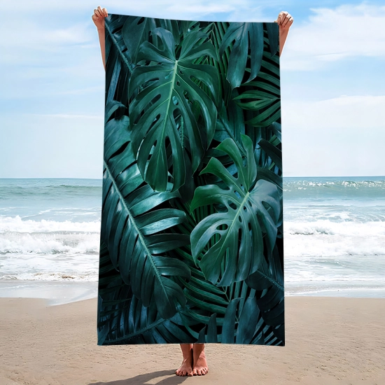 RĘCZNIK PLAŻOWY 150x210 KĄPIELOWY KOC DUŻY KOCYK SZYBKOSCHNĄCY  NA BASEN