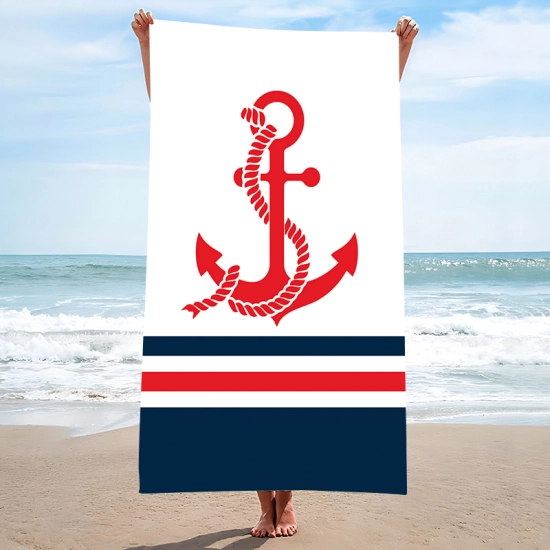 RĘCZNIK PLAŻOWY 150x210 KĄPIELOWY KOC DUŻY KOCYK SZYBKOSCHNĄCY  NA BASEN