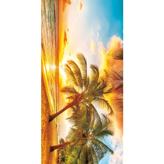 RĘCZNIK PLAŻOWY 150x210 KĄPIELOWY KOC DUŻY KOCYK SZYBKOSCHNĄCY  NA BASEN