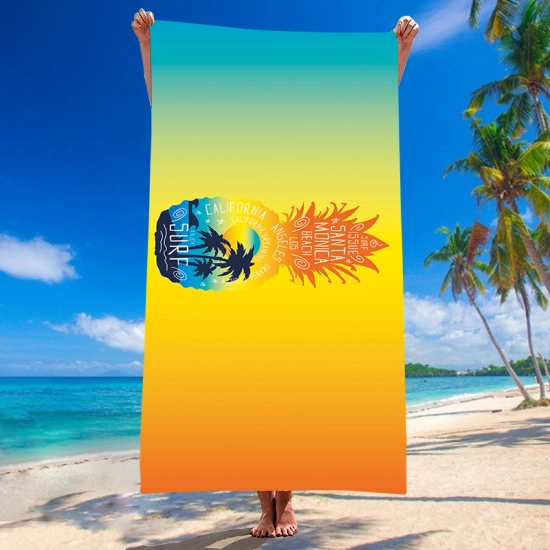 RĘCZNIK PLAŻOWY 150x210 KĄPIELOWY KOC DUŻY KOCYK SZYBKOSCHNĄCY  NA BASEN