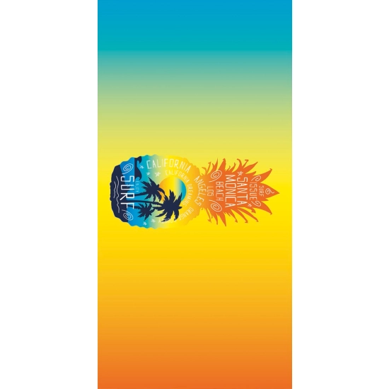 RĘCZNIK PLAŻOWY 150x210 KĄPIELOWY KOC DUŻY KOCYK SZYBKOSCHNĄCY  NA BASEN