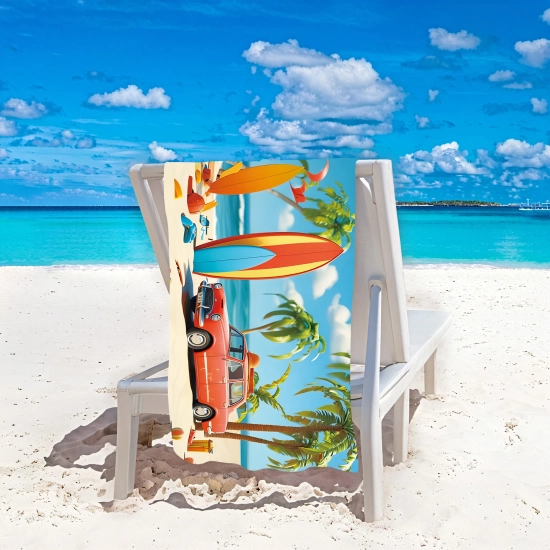 RĘCZNIK PLAŻOWY KĄPIELOWY DUŻY SZYBKOSCHNĄCY 100x180 NA BASEN PLAŻA MIĘKKI