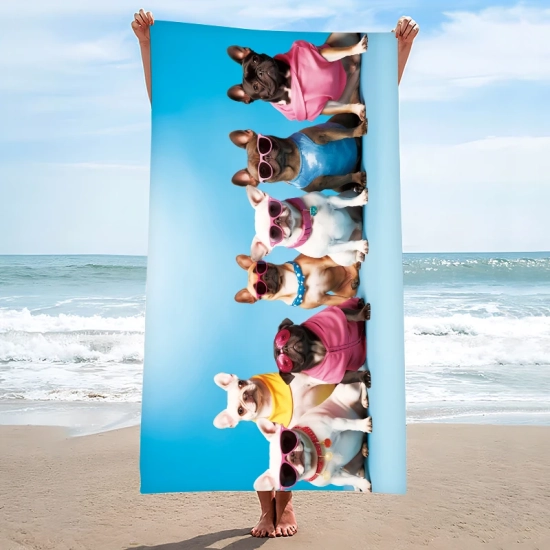 RĘCZNIK PLAŻOWY KĄPIELOWY DUŻY SZYBKOSCHNĄCY 100x180 NA BASEN PLAŻA MIĘKKI