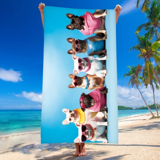 RĘCZNIK PLAŻOWY KĄPIELOWY DUŻY SZYBKOSCHNĄCY 100x180 NA BASEN PLAŻA MIĘKKI