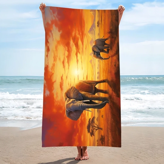 RĘCZNIK PLAŻOWY KĄPIELOWY DUŻY SZYBKOSCHNĄCY 70x140 NA BASEN PLAŻA MIĘKKI