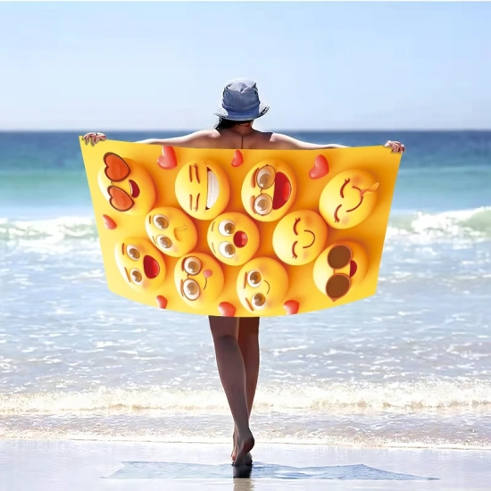 RĘCZNIK PLAŻOWY KĄPIELOWY DUŻY SZYBKOSCHNĄCY 70x140 NA BASEN PLAŻA MIĘKKI