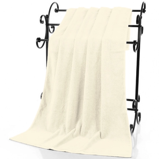 GRUBY RĘCZNIK KĄPIELOWY 50x100cm 500g/m2 PREMIUM CHŁONNY ECRU