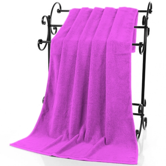 KOMPLET RĘCZNIKÓW FROTTE 2x 70X140 + 2x 50x100 500g/m2 GRUBE CHŁONNE LAWENDA