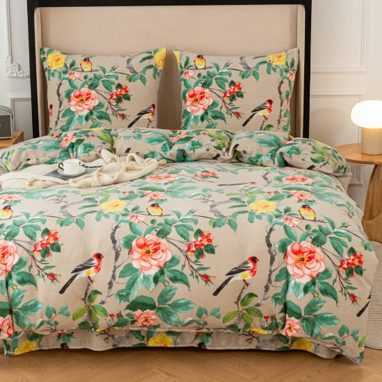 pościel miś 160x200 cm wzór geometryczny