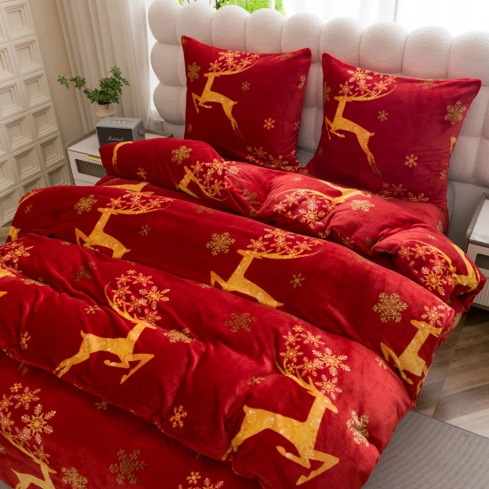 pościel świąteczna miś idealna na prezent świąteczny